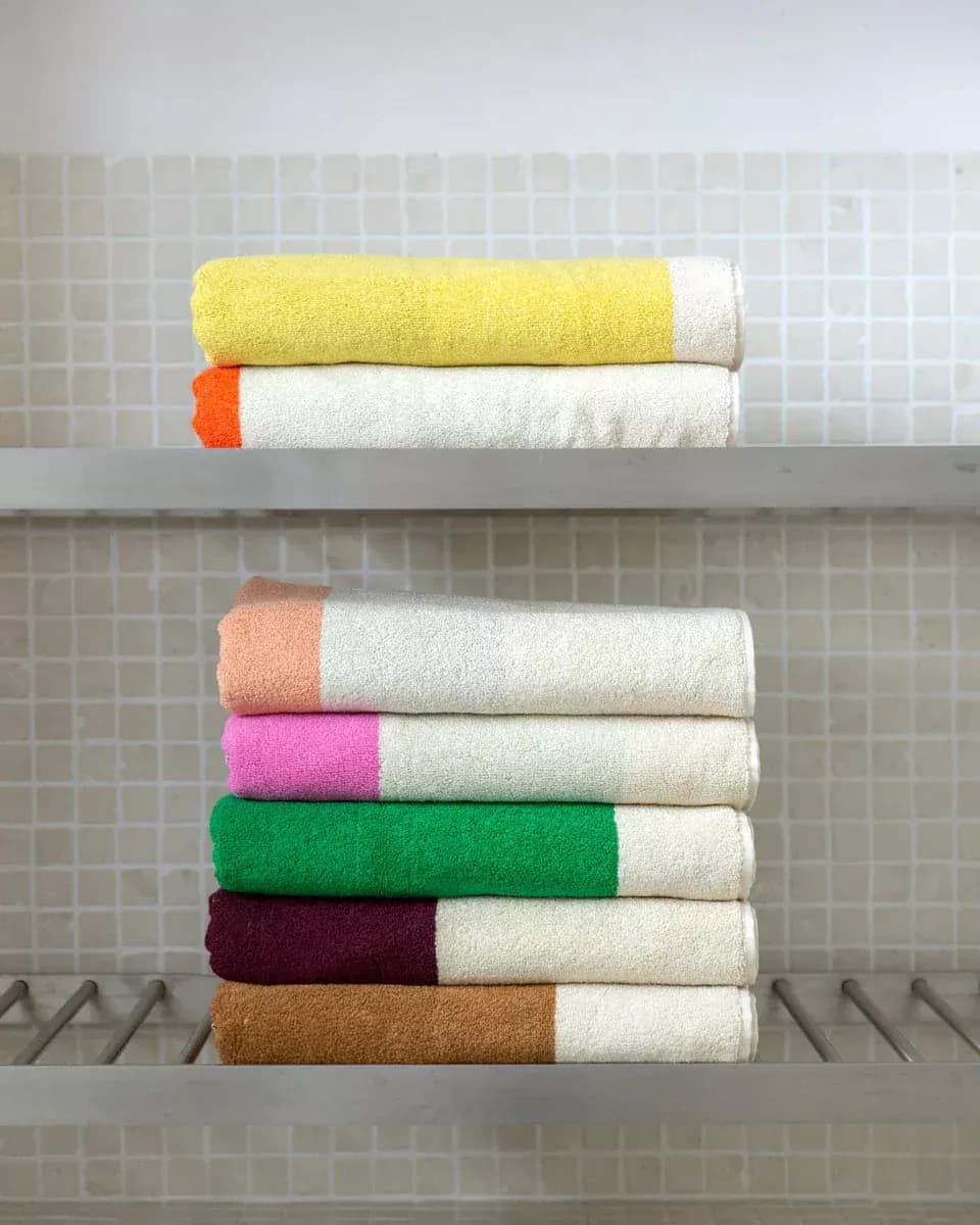 Essuie / drap de bain 70x140 Orange Honey - Suite702