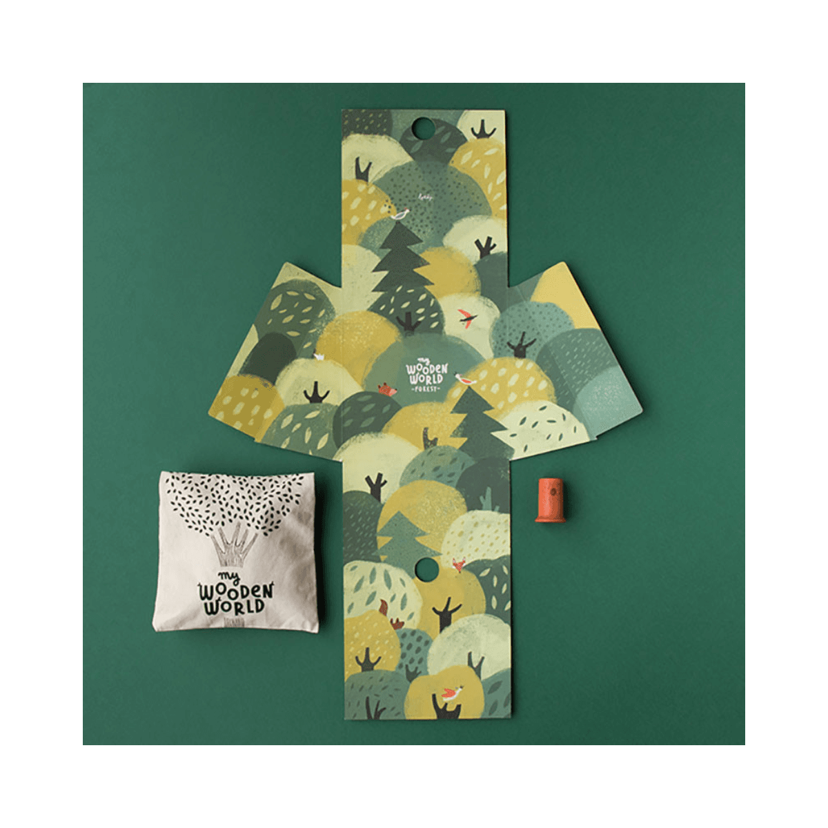 Mini monde en bois - 2 ans et + WOODEN WORLD FOREST - Londji