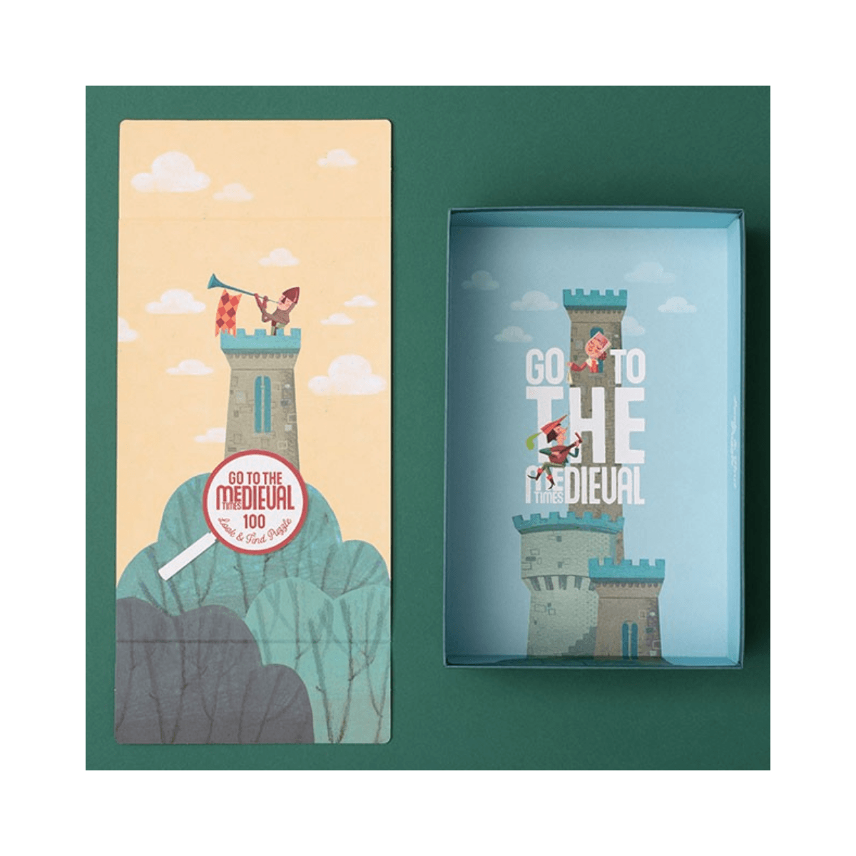 Puzzle d'observation 100 pc - 5 - 8 ans - GO TO THE MEDIEVAL TIMES PUZZLE - Londji