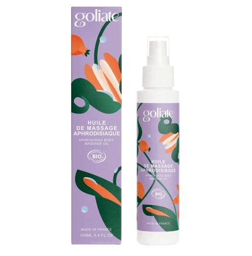 Huile de massage aphrodisiaque BIO 100ml - Goliate