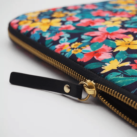 Housse PC 15" - Aquarelle Florale Obscure - Casyx