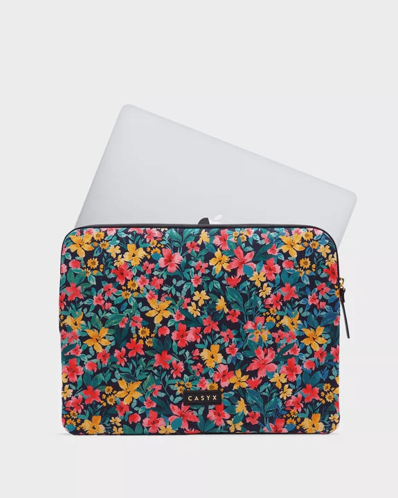 Housse PC 15" - Aquarelle Florale Obscure - Casyx