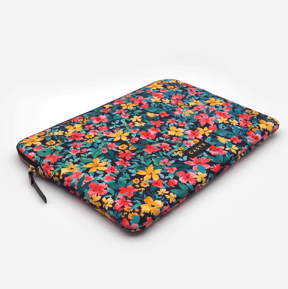 Housse PC 15" - Aquarelle Florale Obscure - Casyx