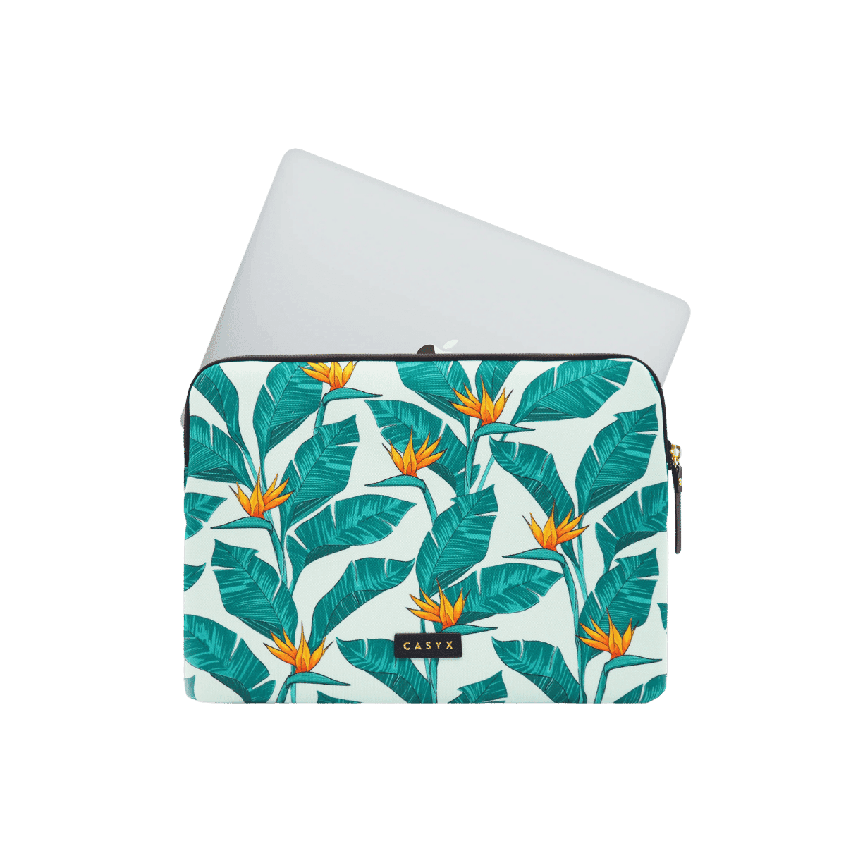 Laptophoes 15" Oiseaux du paradis – Waterdicht & gerecycleerd - Casyx
