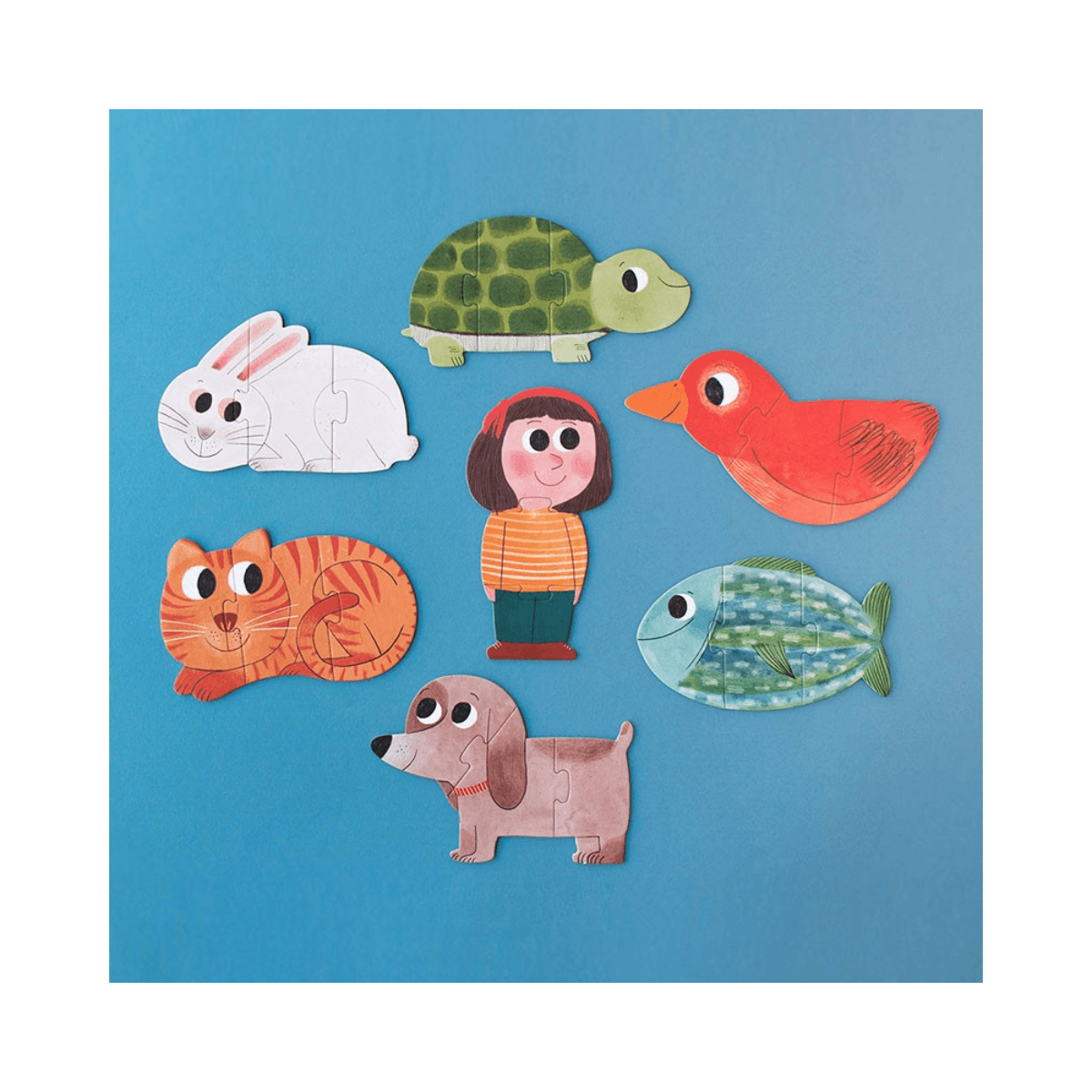 Omkeerbare puzzels - vanaf 3 jaar - I LOVE MY PETS PUZZLE - Londji