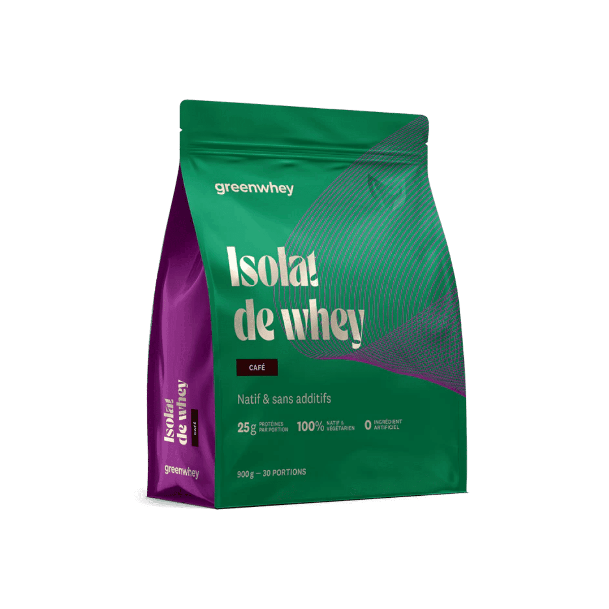 Isolat de Whey Native BIO Café 900g - Greenwhey