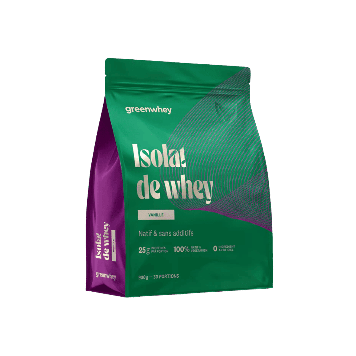 Isolat de Whey Native BIO Vanille 900g - Greenwhey