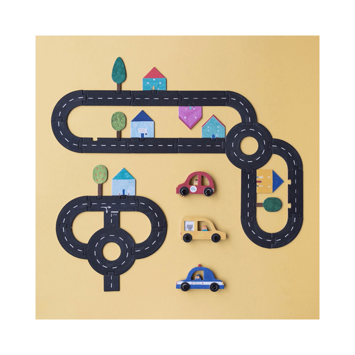 Jeu de connexion - 4 ans et + - ROADS - Londji