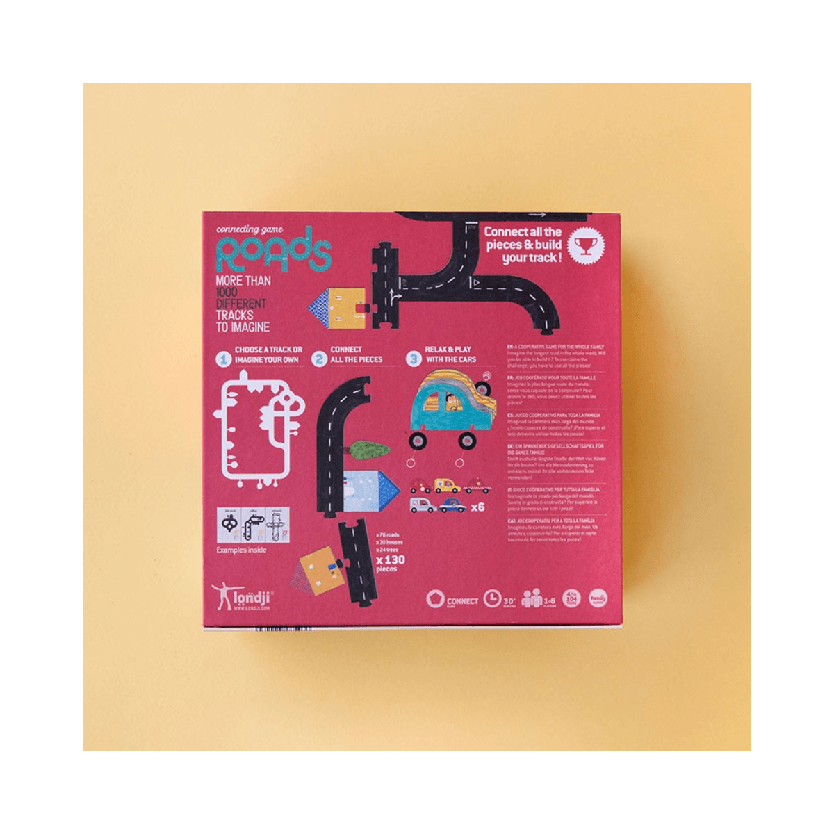 Jeu de connexion - 4 ans et + - ROADS - Londji