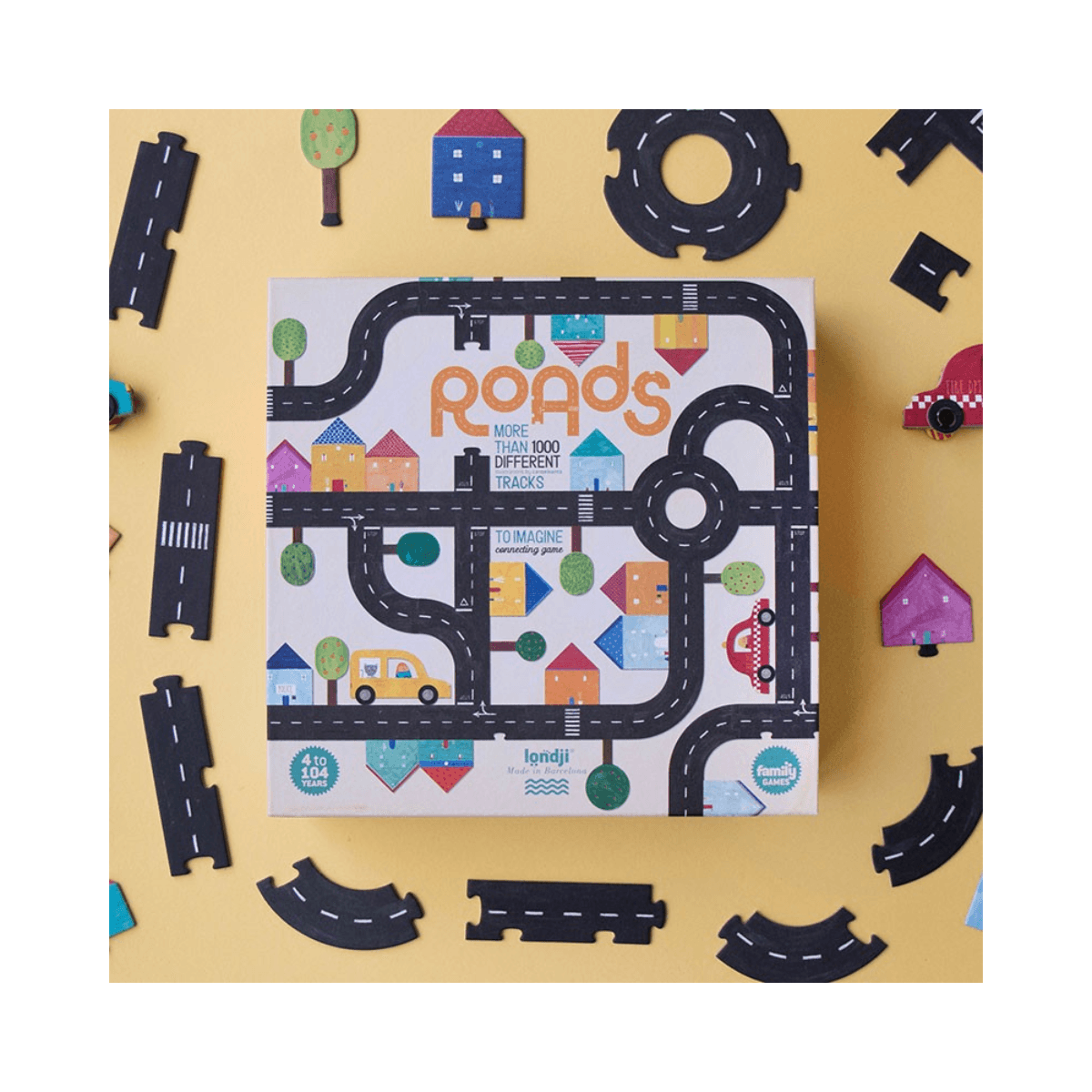Jeu de connexion - 4 ans et + - ROADS - Londji