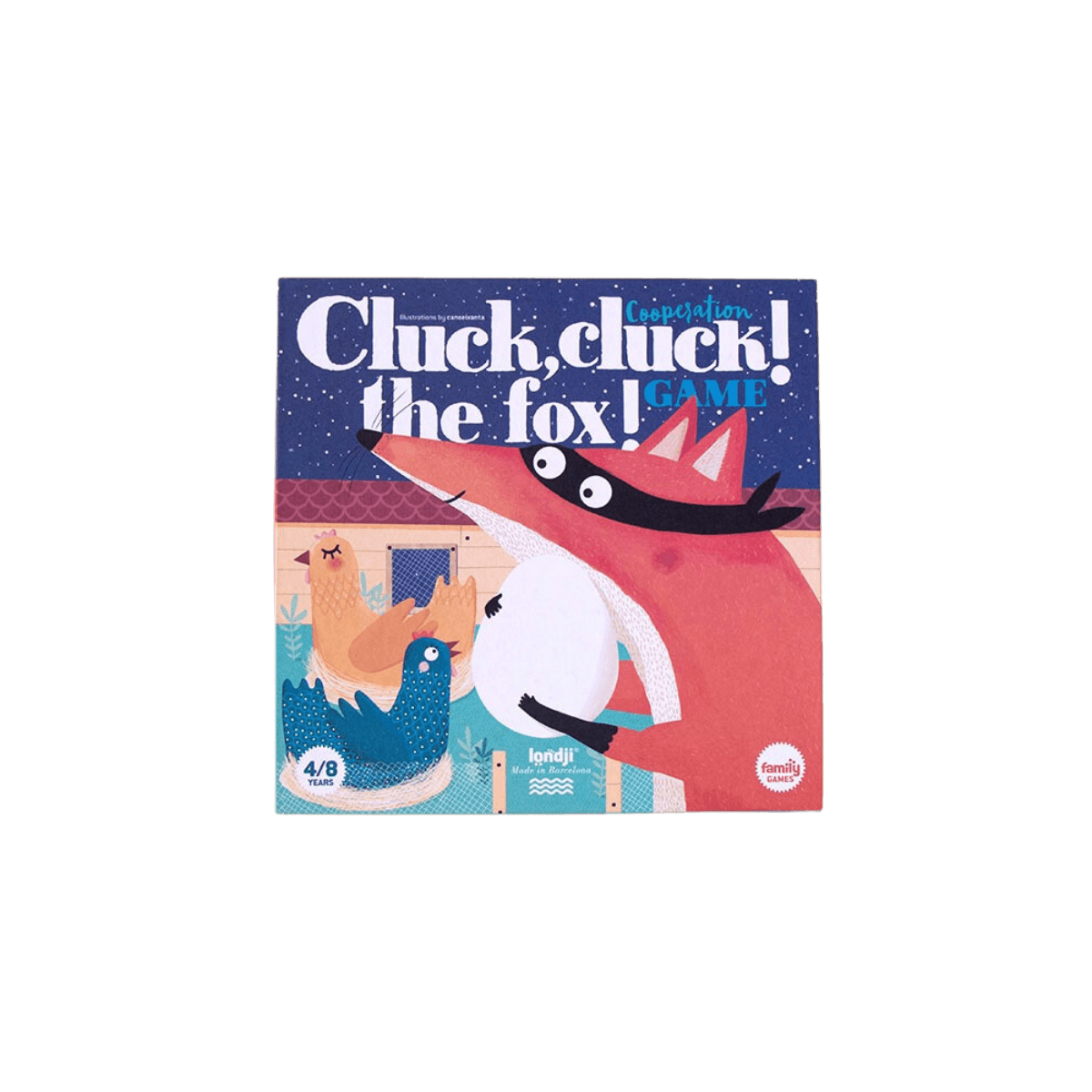 Jeu coopératif - 4 ans et + - CLUCK CLUCK! THE FOX! - Londji