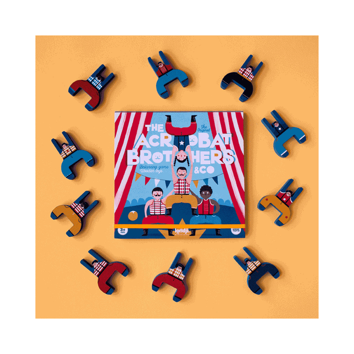 Jeu d'équilibre - 3 ans et + - THE ACROBAT BROTHERS - Londji