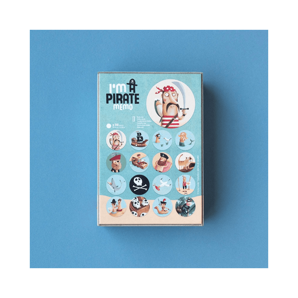 Jeu de mémoire - 3 ans et + - I'M A PIRATE MEMO - Londji