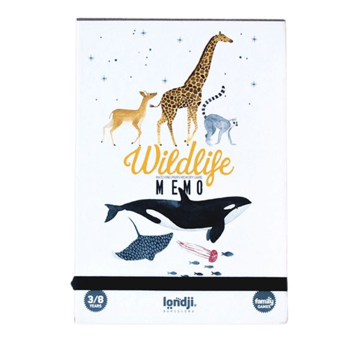 Jeu de mémoire - 3 ans et + - WILDLIFE MEMO - Londji