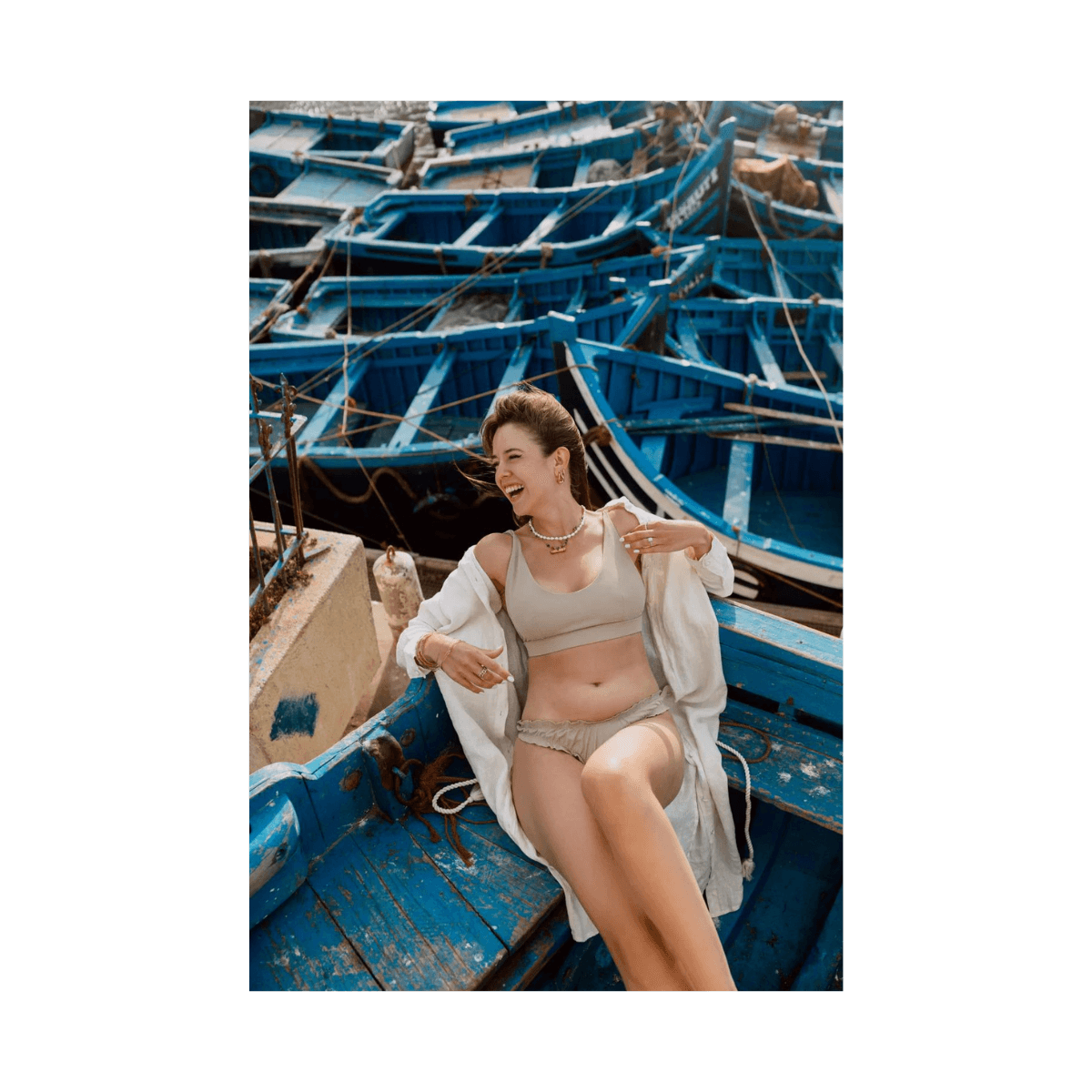 Culotte de bikini taille basse Sand - Kaly Ora