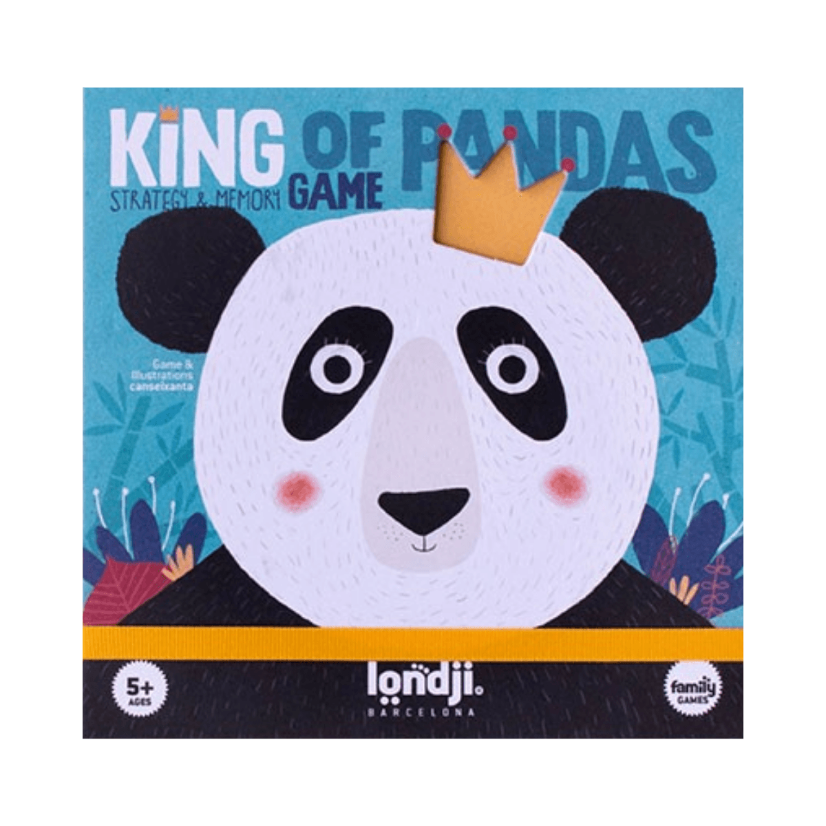 Jeu de mémoire - 5 ans et + - KING OF PANDAS - Londji