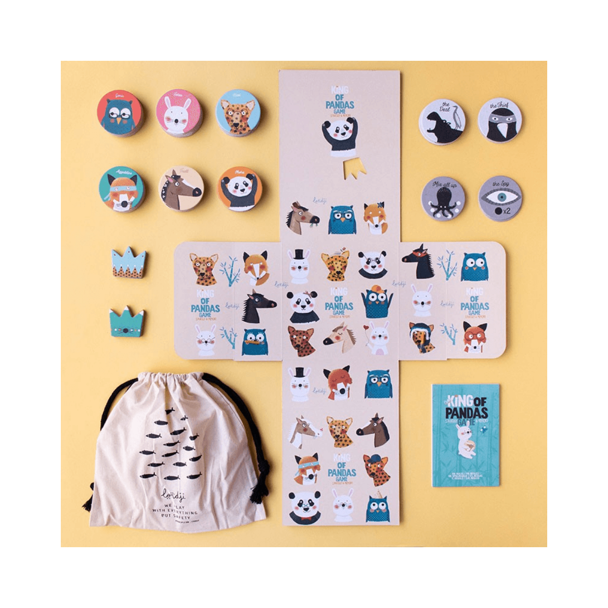 Jeu de mémoire - 5 ans et + - KING OF PANDAS - Londji