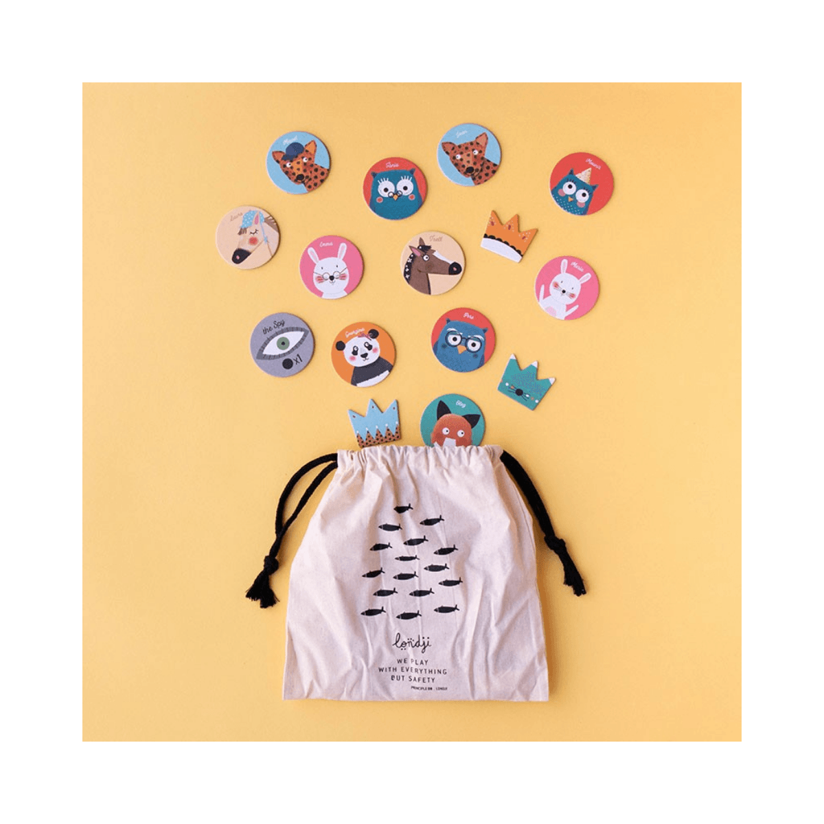Jeu de mémoire - 5 ans et + - KING OF PANDAS - Londji
