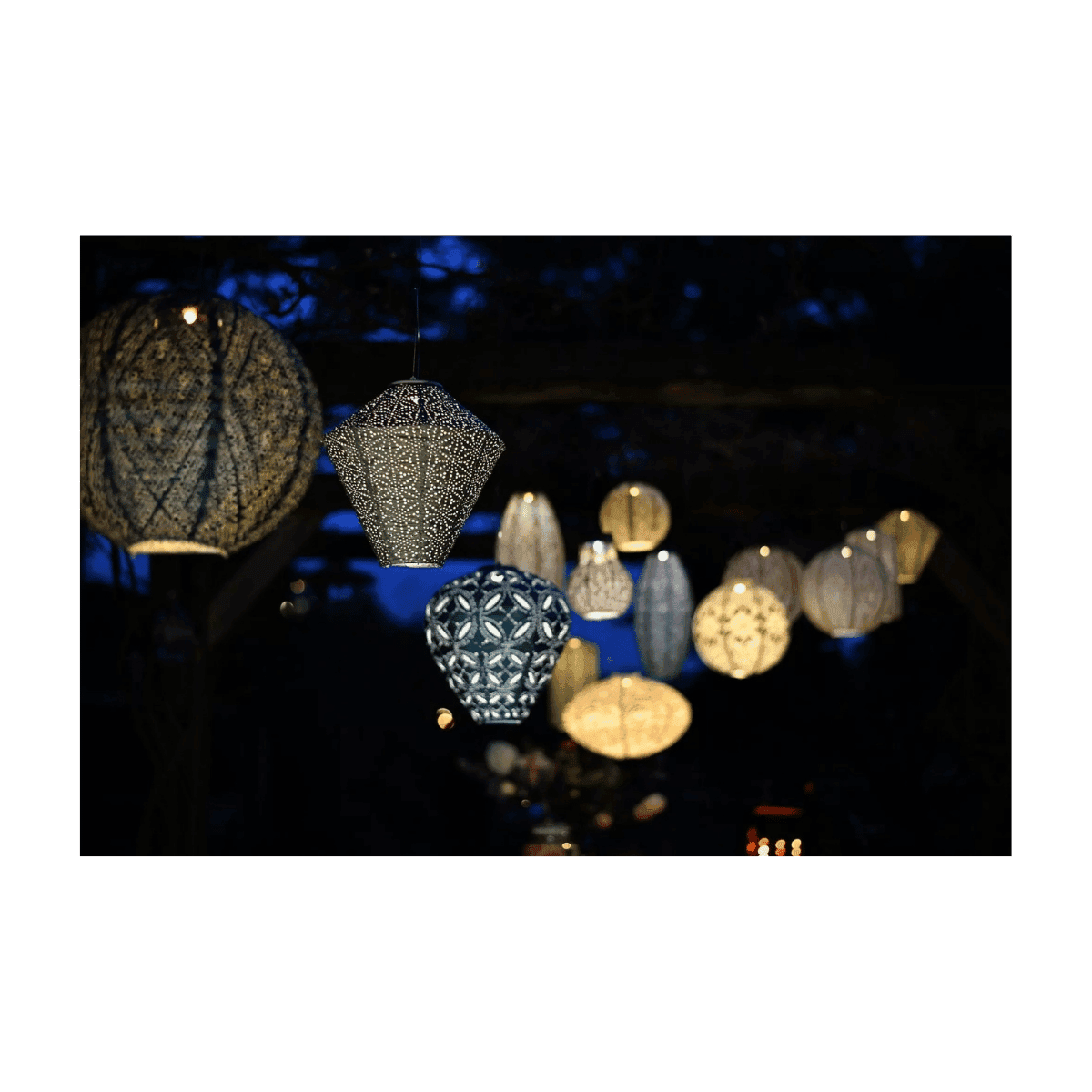 Lanterne Led Solaire - 28 cm - Taupe - Lumiz