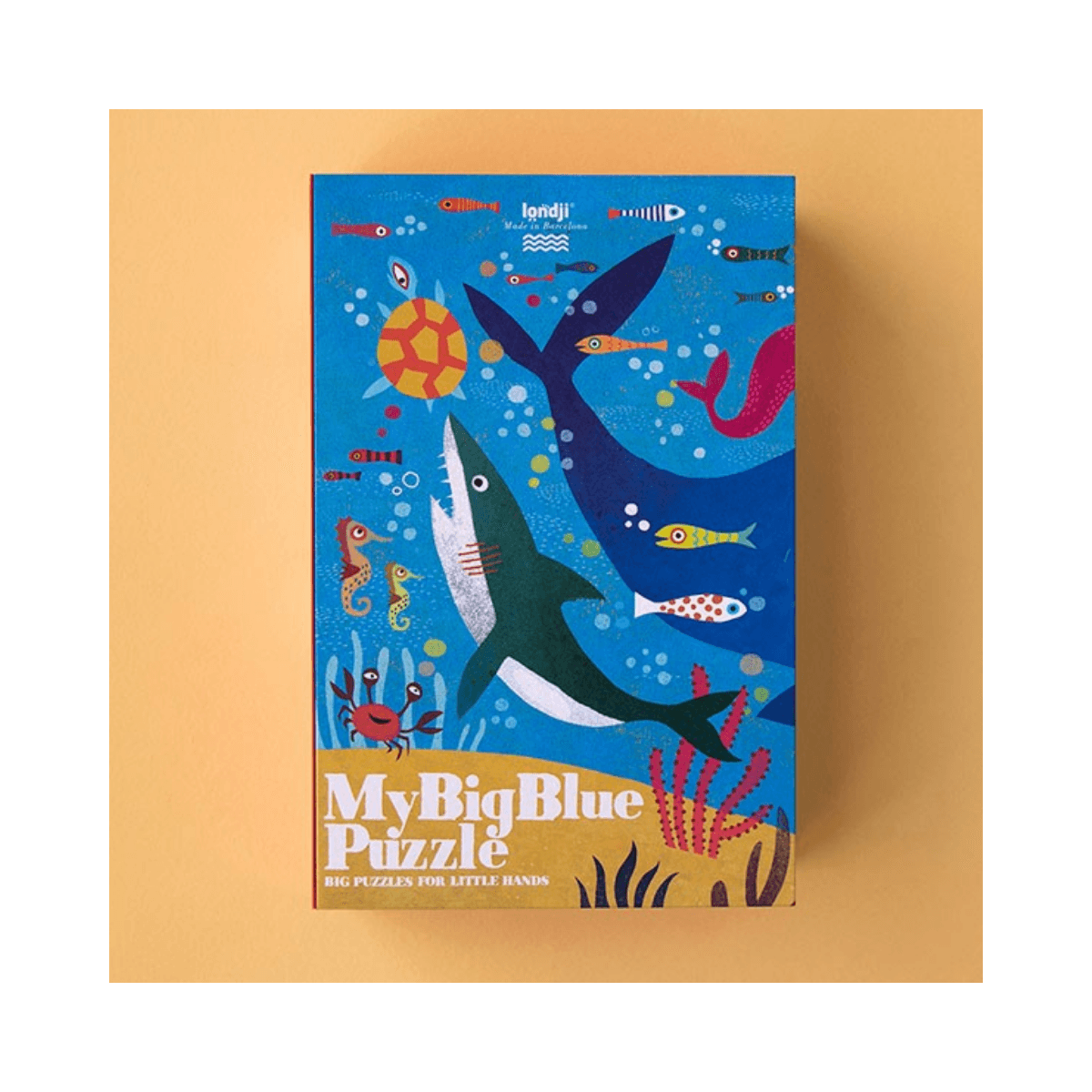 Puzzle 36 pc - 3 - 6 ans - MY BIG BLUE PUZZLE - Londji