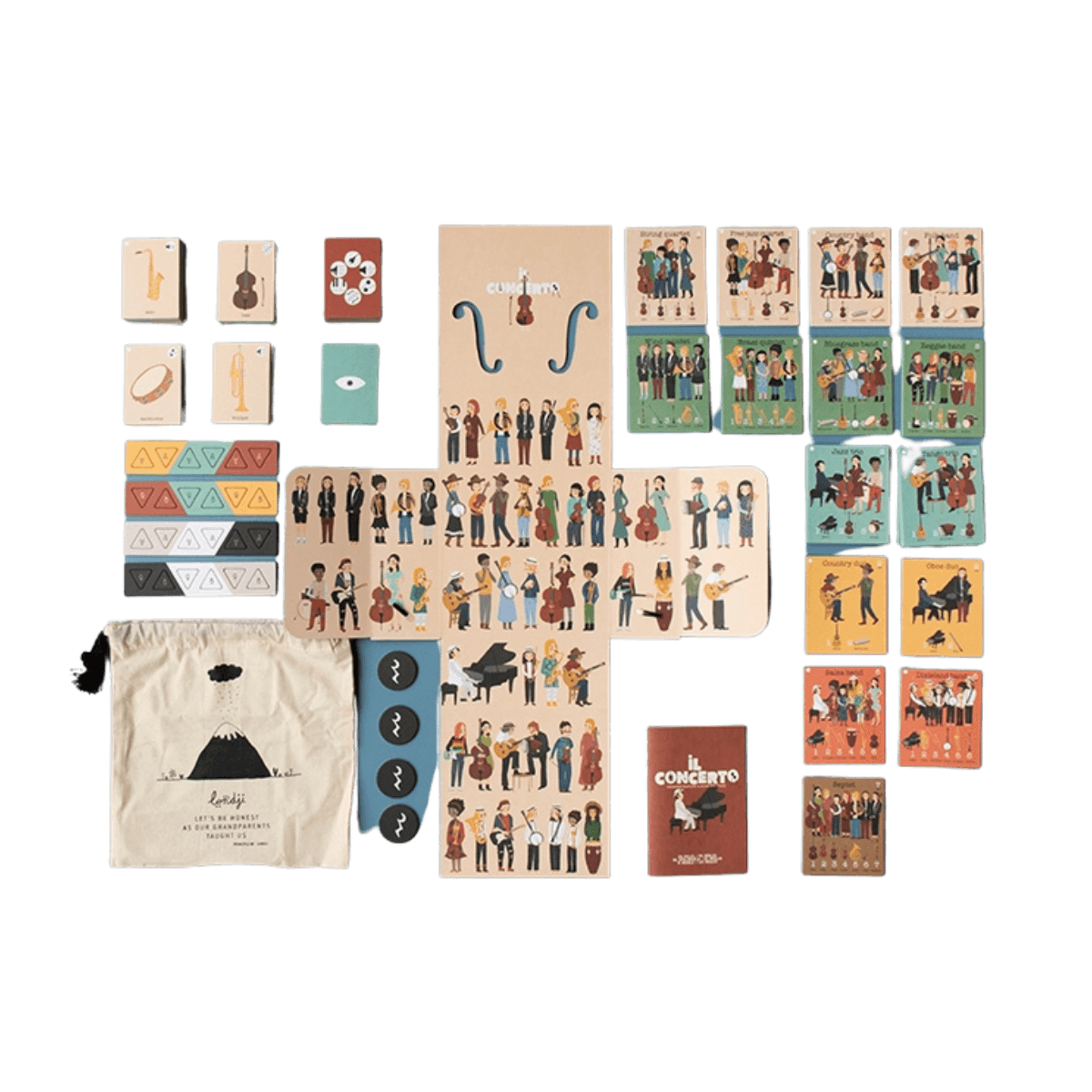 Jeu de mémoire - 7 ans et + - IL CONCERTO - Londji