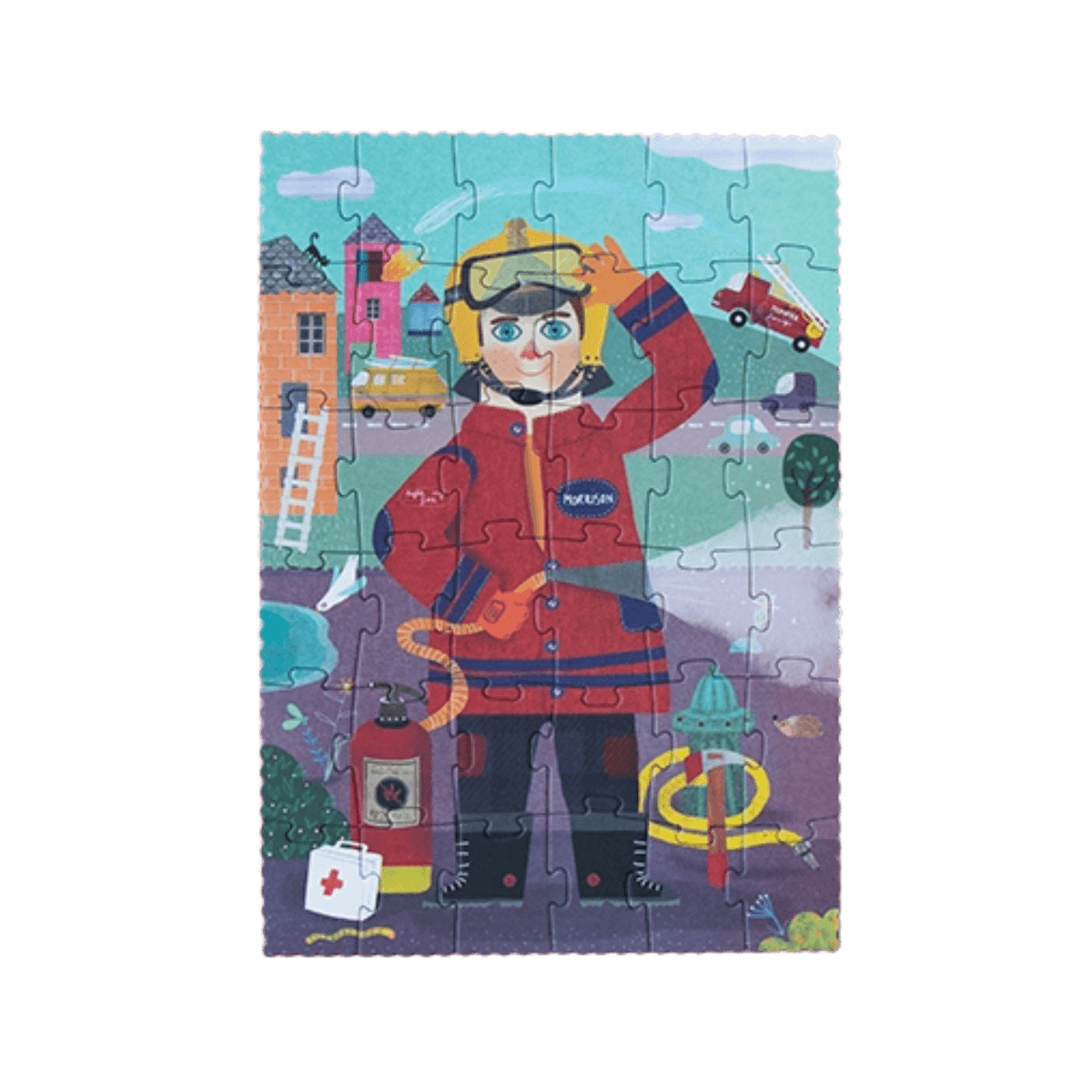 Puzzle de poche 36 pc - 3 - 6 ans - FIREFIGHTER POCKET PUZZLE - Londji