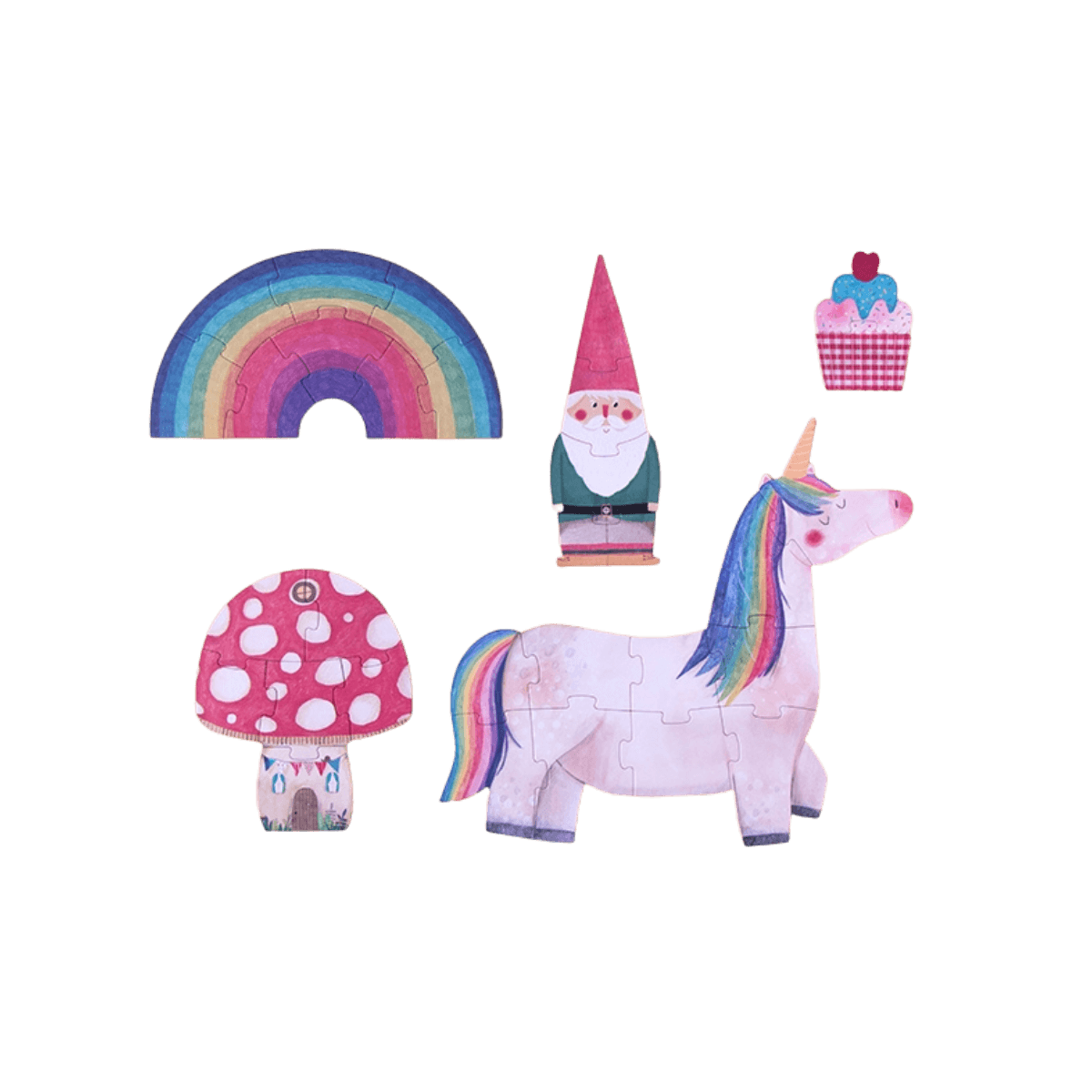Puzzles progressifs - 3 ans et + - HAPPY BIRTHDAY UNICORN PUZZLE - Londji