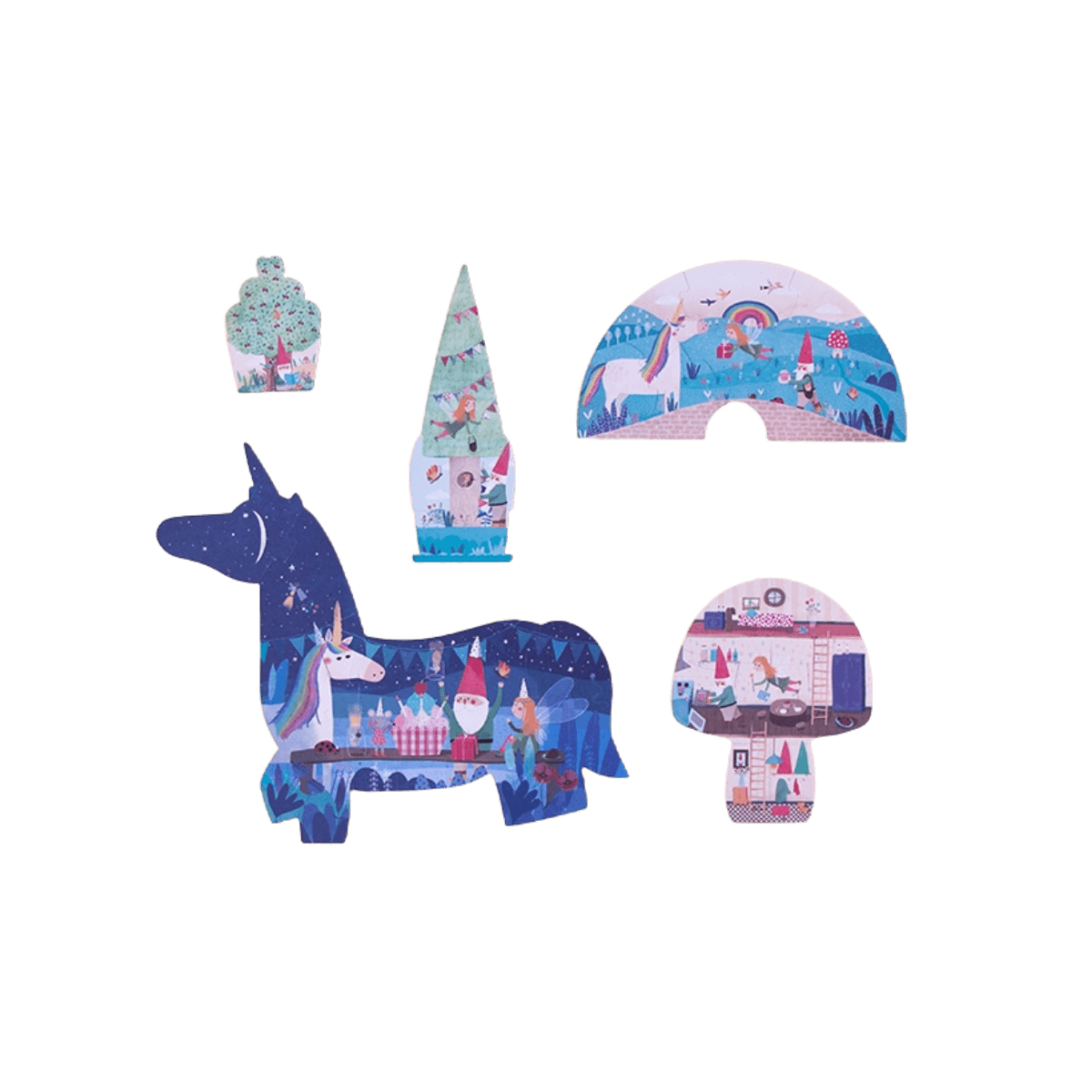 Puzzles progressifs - 3 ans et + - HAPPY BIRTHDAY UNICORN PUZZLE - Londji