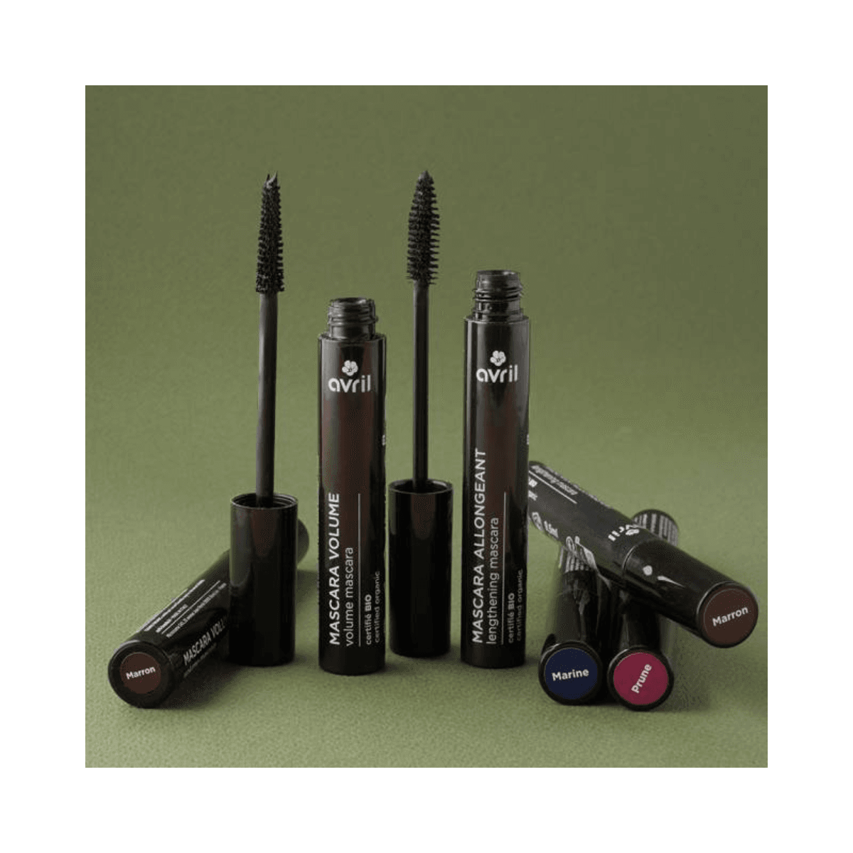 Mascara allongeant - MARRON - Certifié Bio - Avril