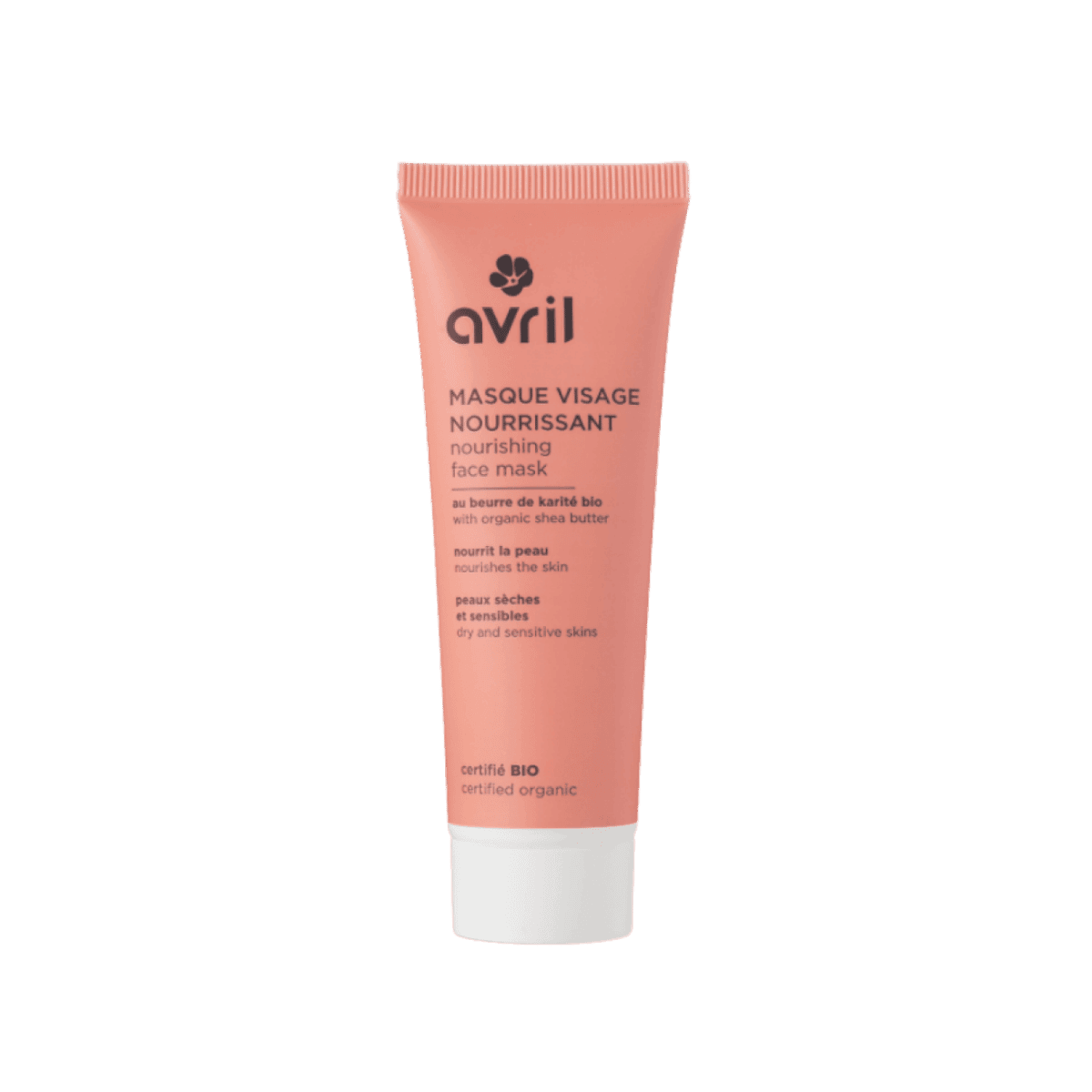 Masque visage nourrissant 50ml - Certifié Bio - Avril