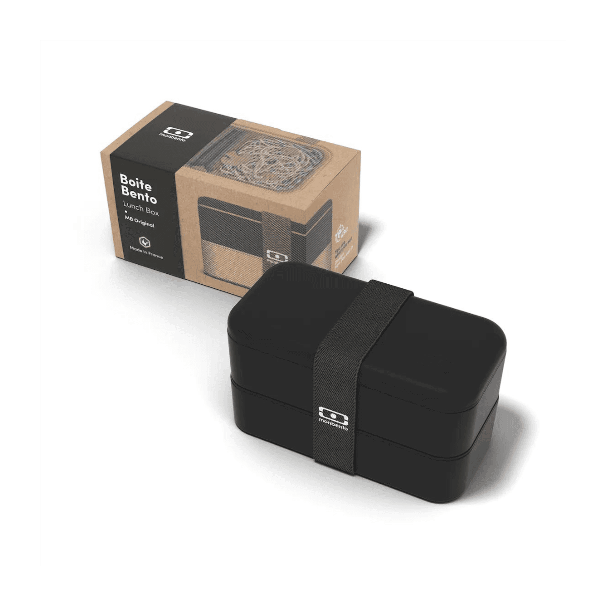 Lunch Box Bento 2 x 500ml - MB ORIGINAL - Noir Onyx - Monbento
