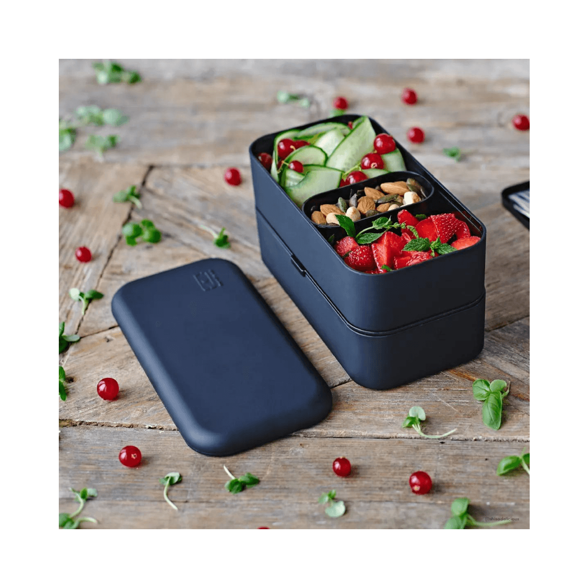 Lunch Box Bento 2 x 500ml - MB ORIGINAL - Noir Onyx - Monbento