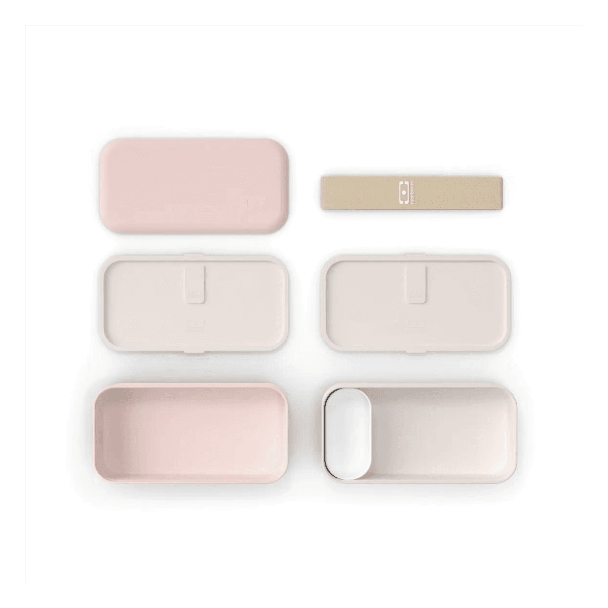 Lunch Box Bento 2 x 500ml - MB ORIGINAL - Rose Moka - Monbento