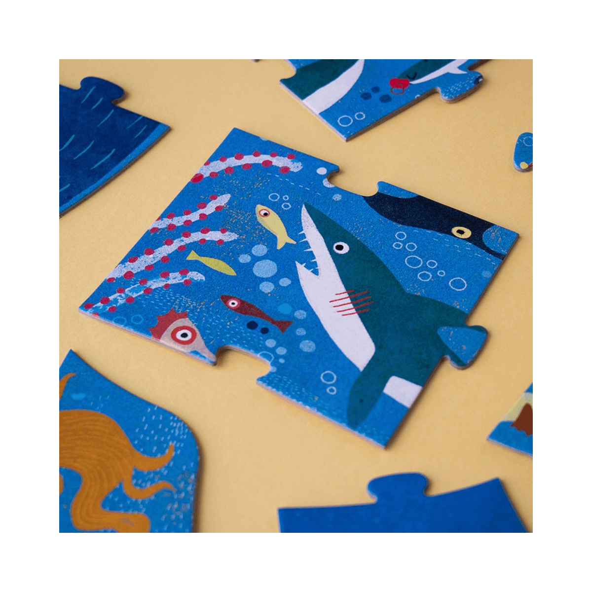 Puzzle 36 pc - 3 - 6 ans - MY BIG BLUE PUZZLE - Londji