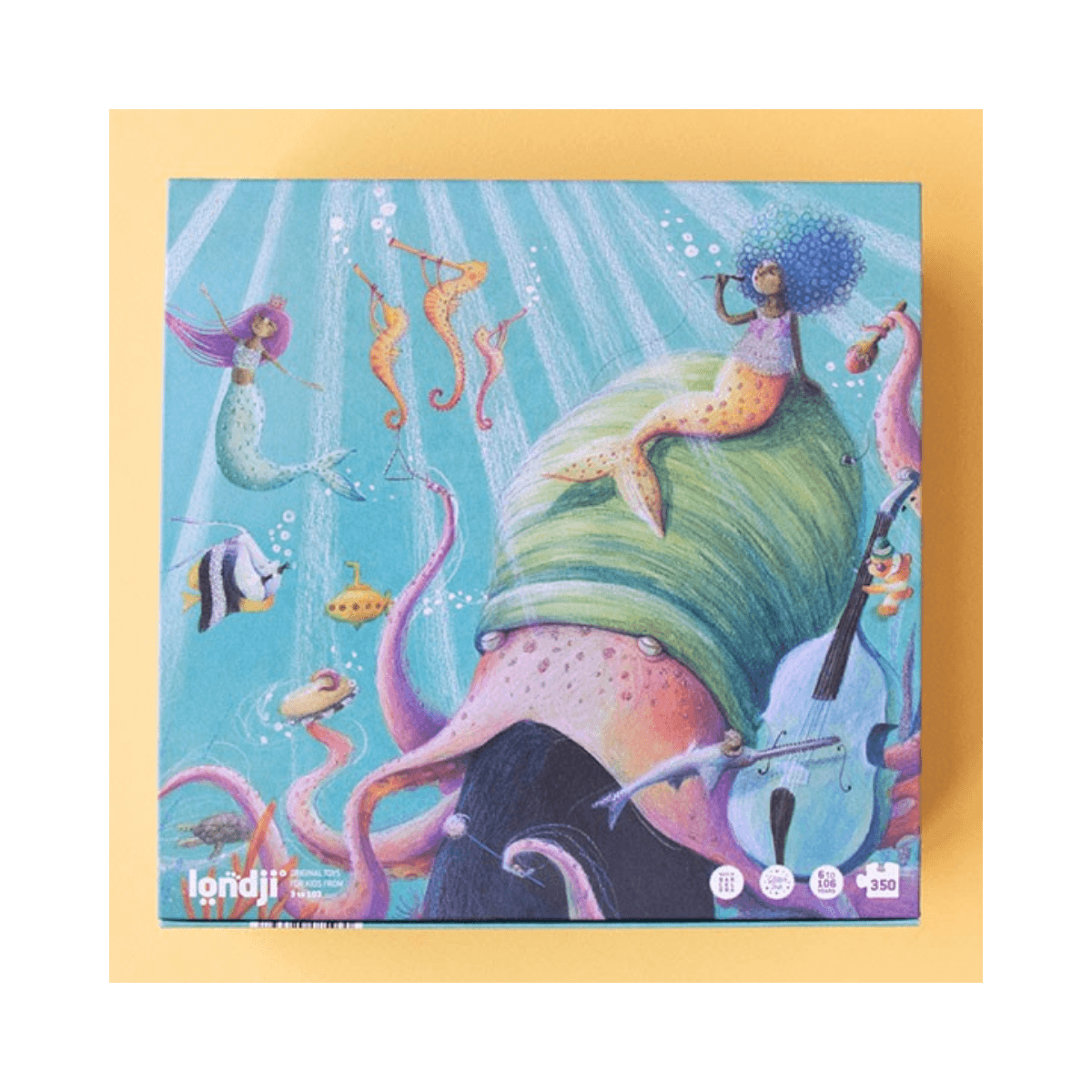 Puzzle 350 pc - 6 ans et + - MY MERMAID PUZZLE - Londji
