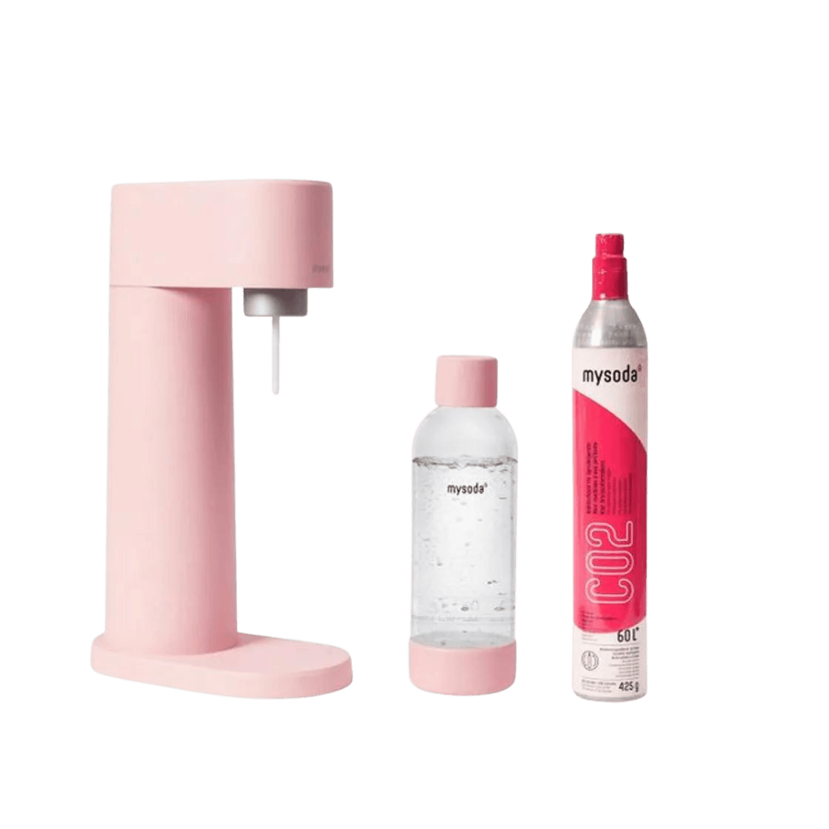 Machine à eau pétillante - WOODY - Pink - MySoda