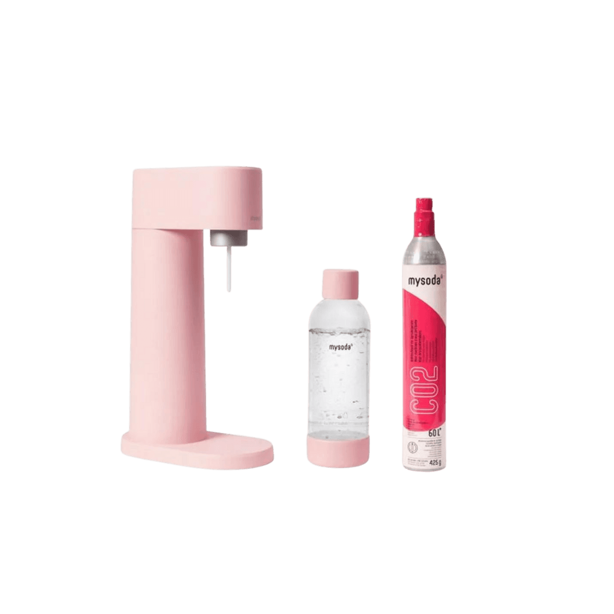 Machine à eau pétillante - WOODY - Pink - MySoda