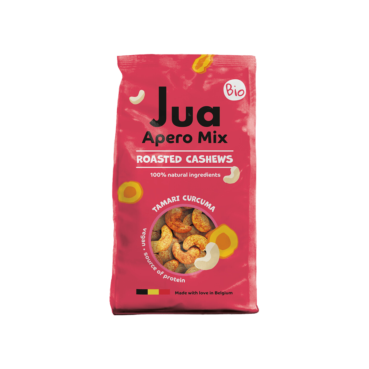 Noix de cajou grillées - Curcuma 150g BIO - JUA
