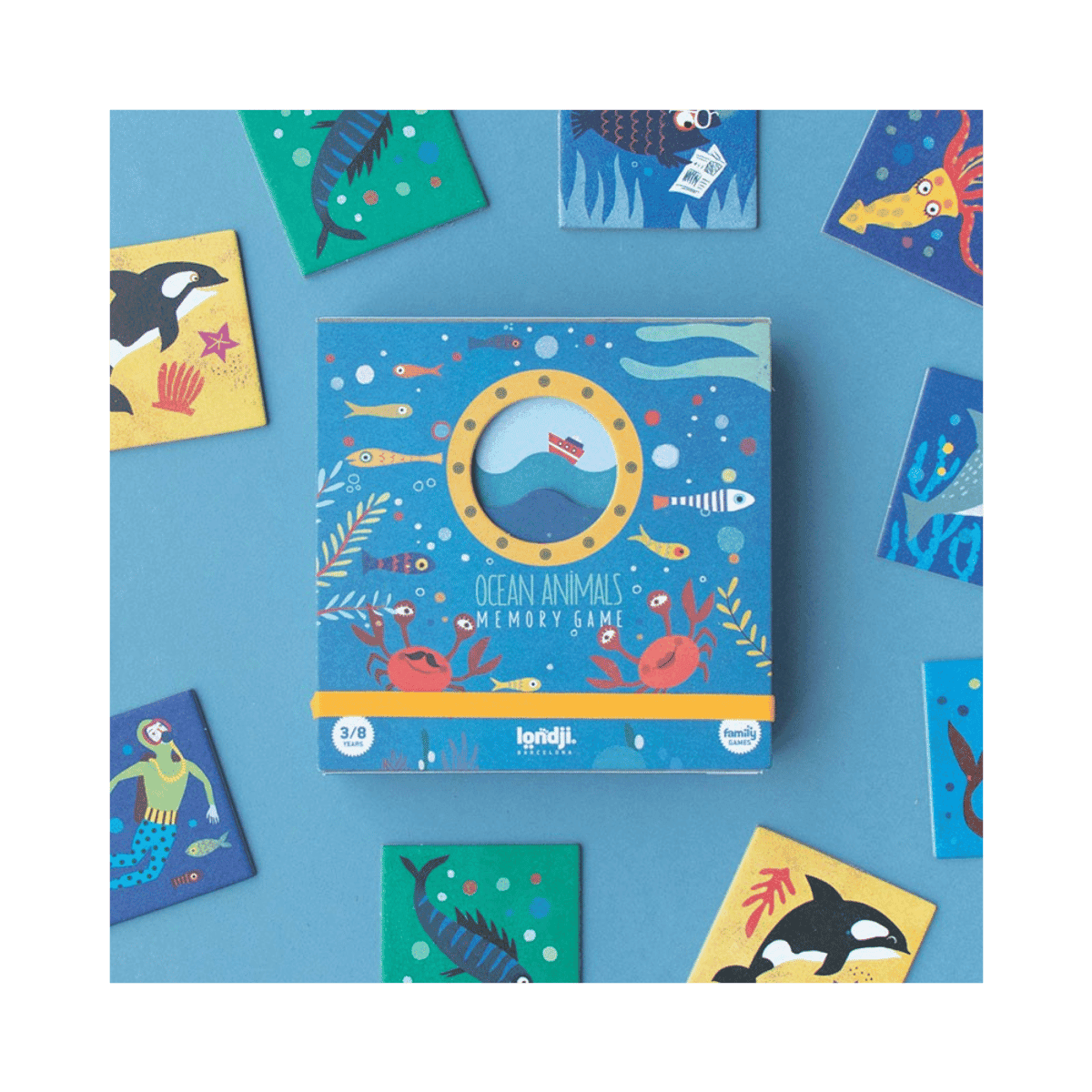 OCEAN ANIMALS MEMO 3 ans et + - Londji