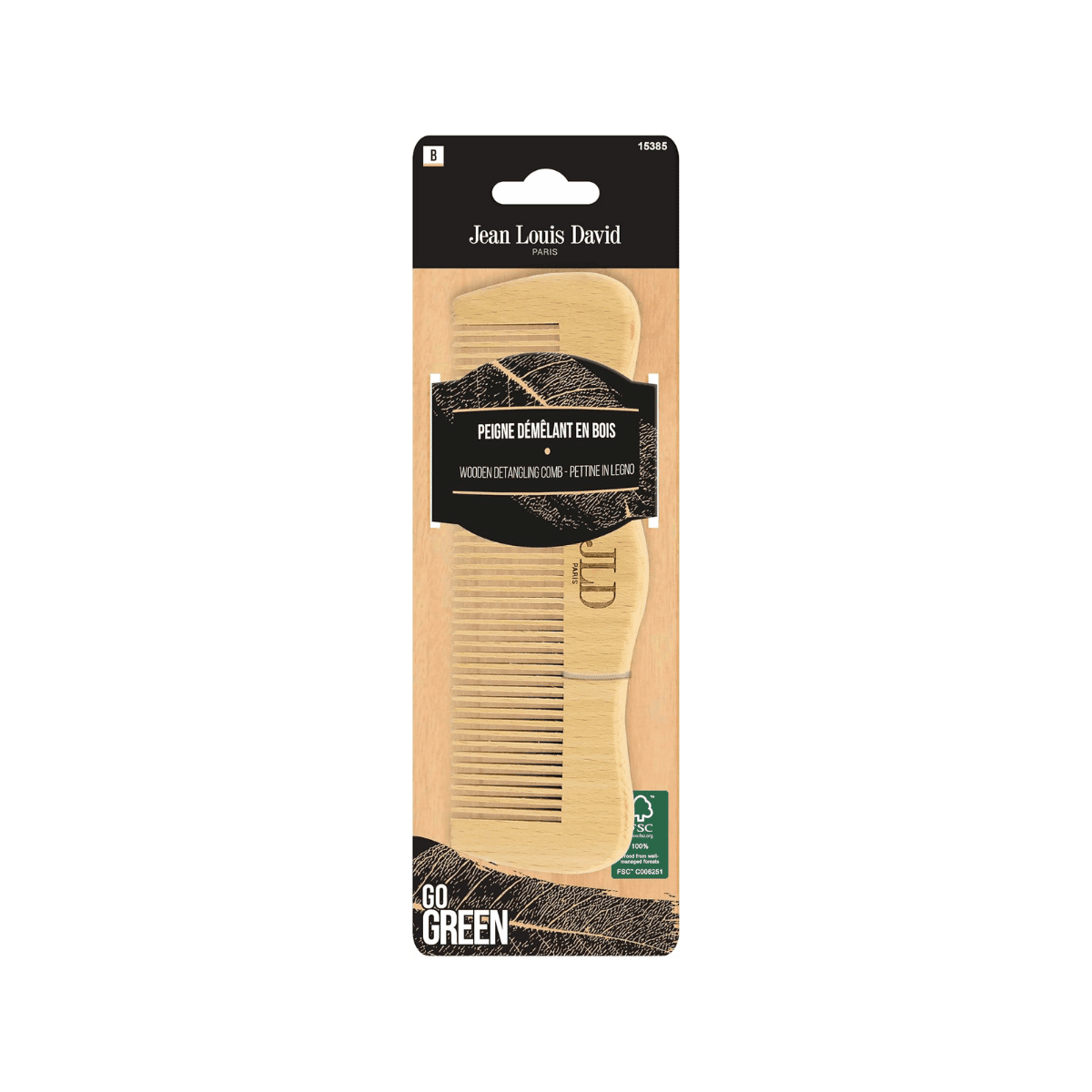 Peigne en bois FSC - Jean Louis David