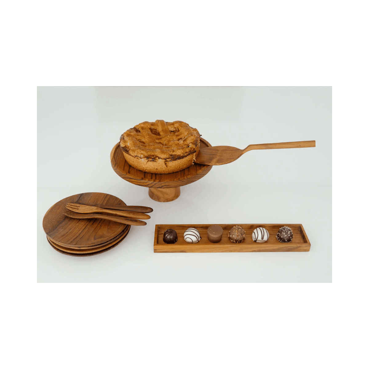 Pelle à tarte en teck - CAKE SERVER RECLAIMED - Originalhome