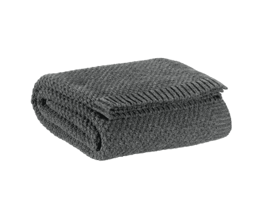 Plaid  Danilo Caviar 130 x 160 cm - Maison Vivaraise