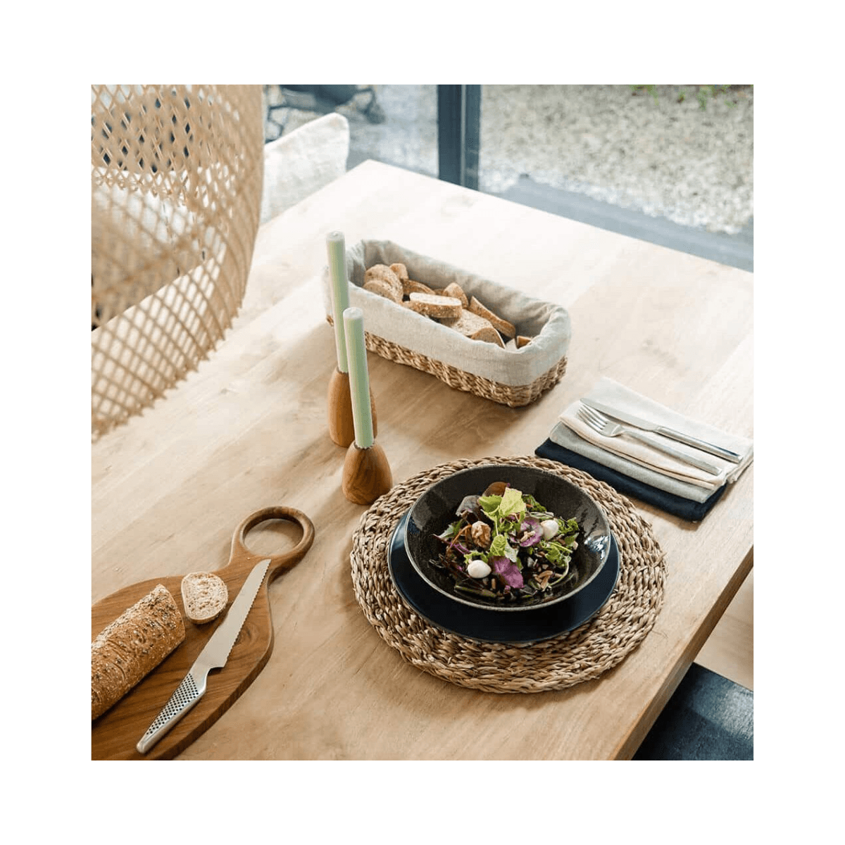 Planche à découper en teck - CUTTING BOARD SWAN - Originalhome