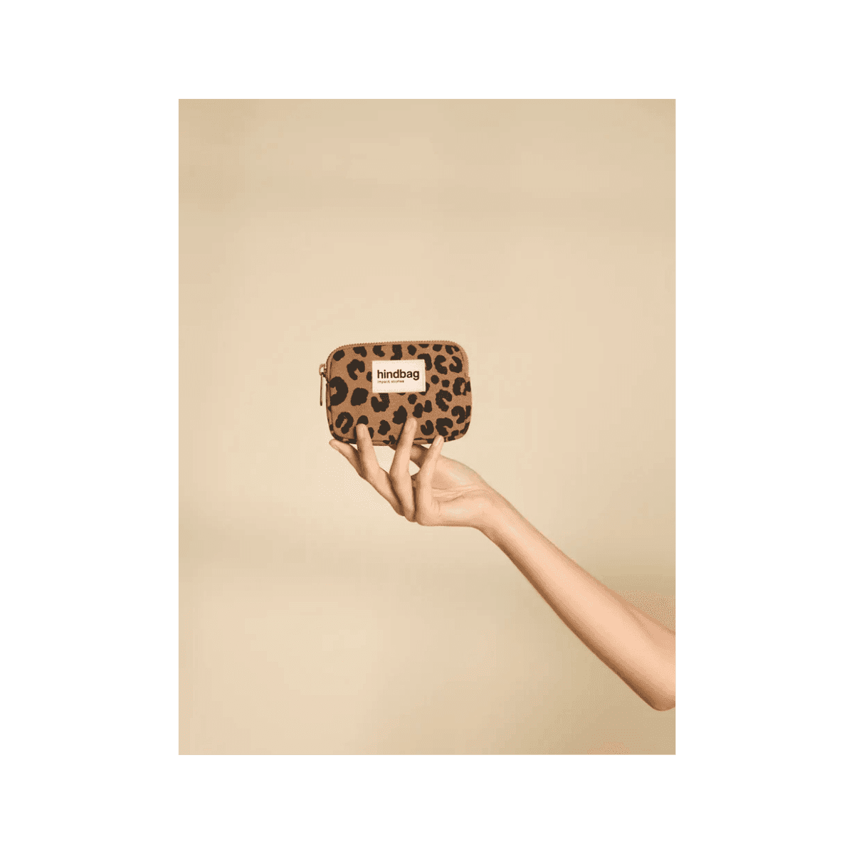 Porte monnaie LILI - Leopard Cannelle - HINDBAG