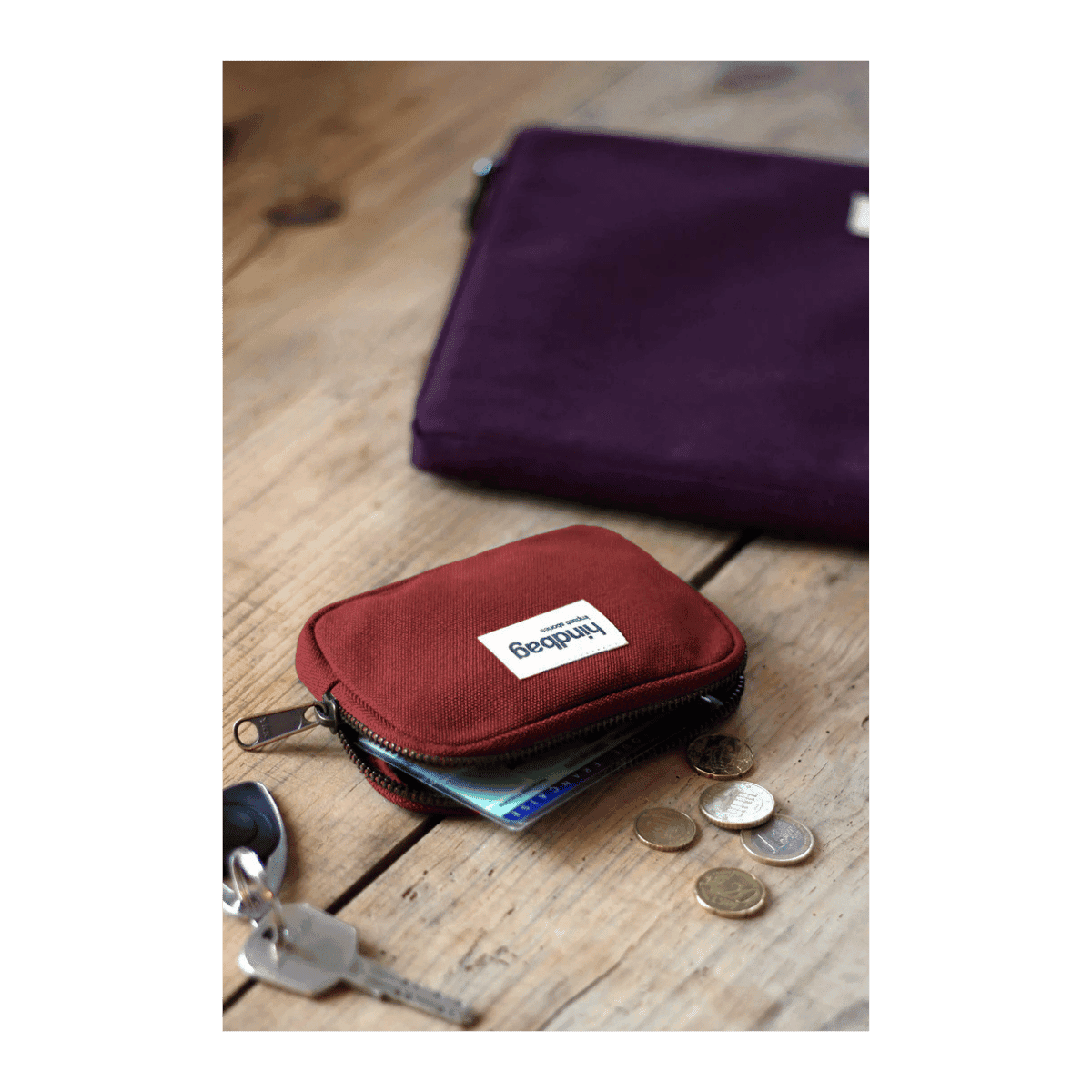 Porte monnaie LILI - Terracotta - HINDBAG