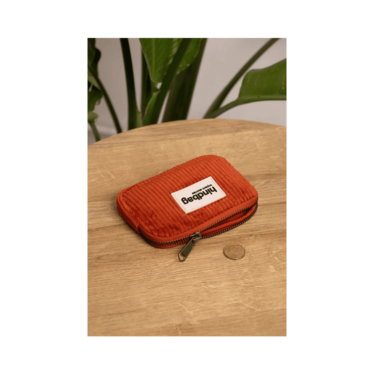 Porte monnaie LILI - Velvet Rust - HINDBAG