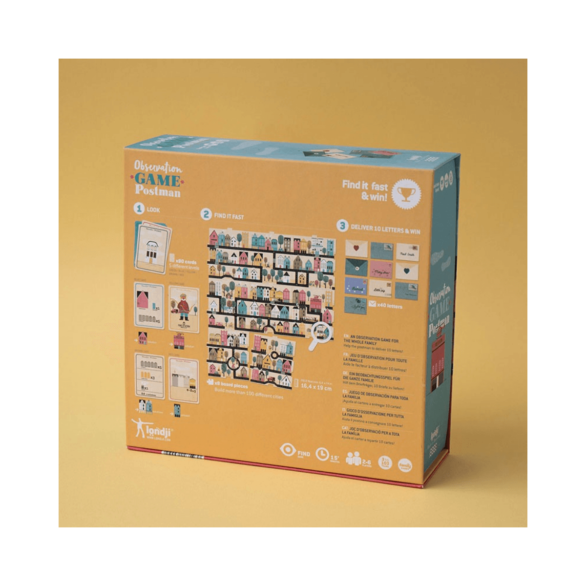 Jeu d'observation - 4 ans et + - POSTMAN - Londji