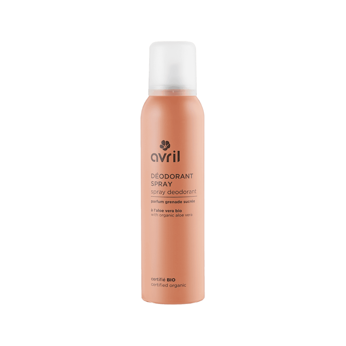 Déodorant spray Femme 150ml - Certifié Bio - Avril