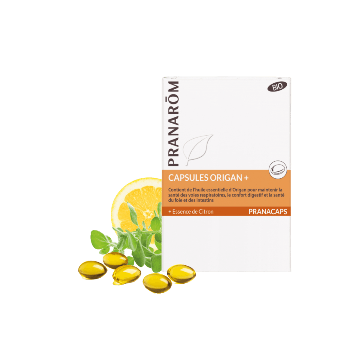 Capsules met essentiële oliën - Oregano + BIO - 30 capsules - Pranarôm