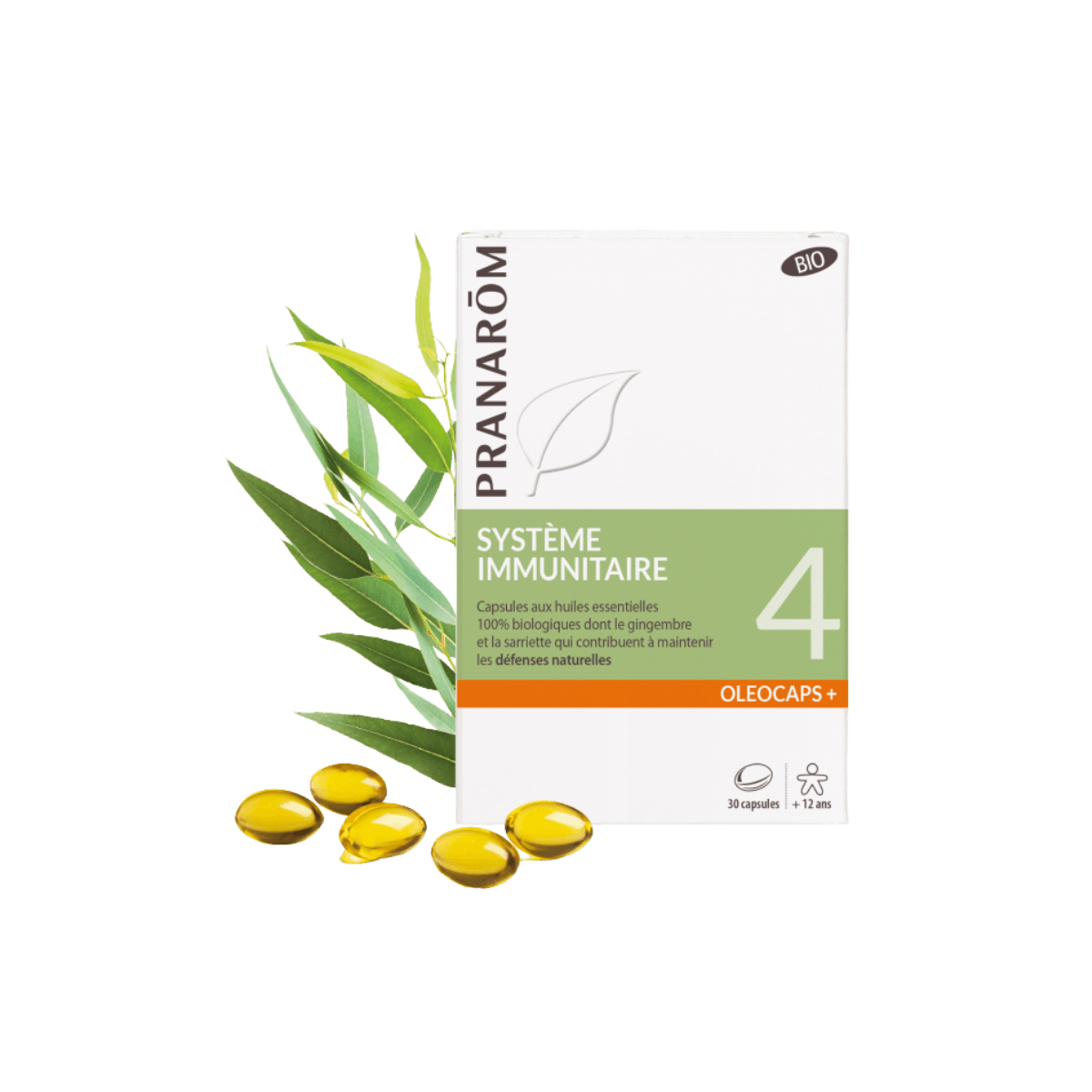 Capsules aux huiles essentielles - 4 Système immunitaire BIO - 30 caps - Pranarôm